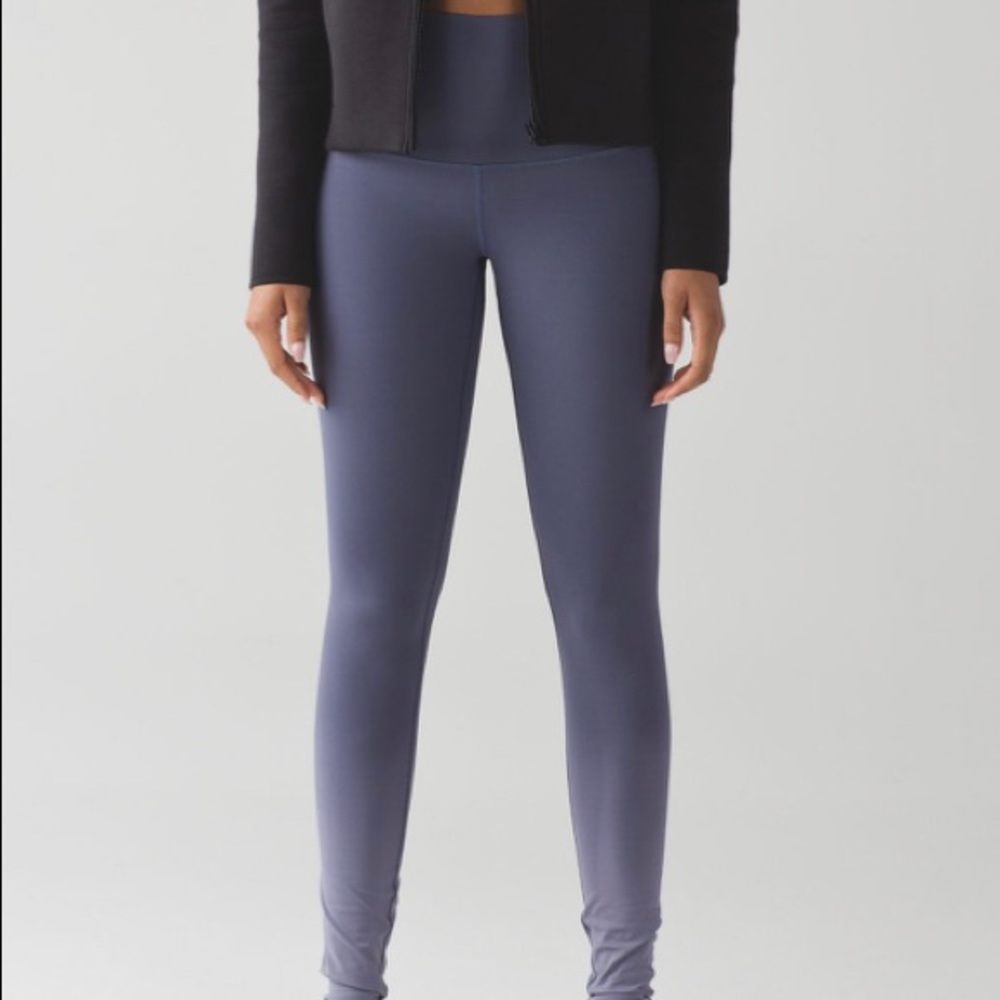 LULULEMON BLUE OMBRÉ LEGGINGS